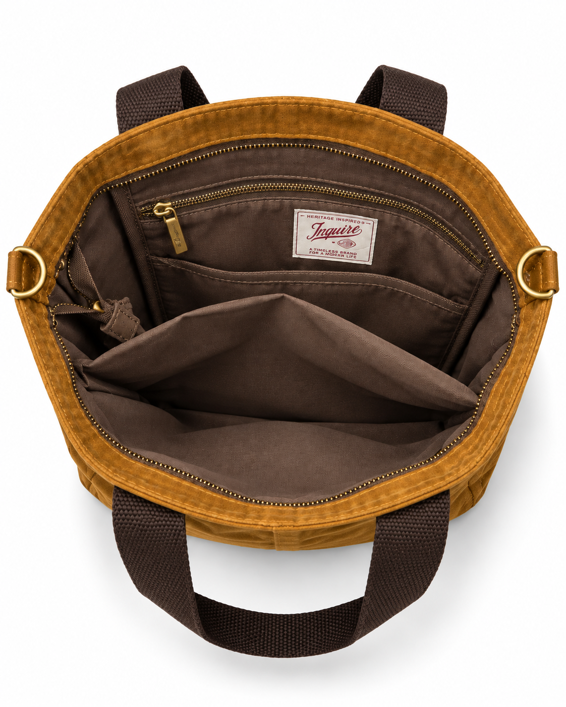 Borsa Impure wax bag ocra