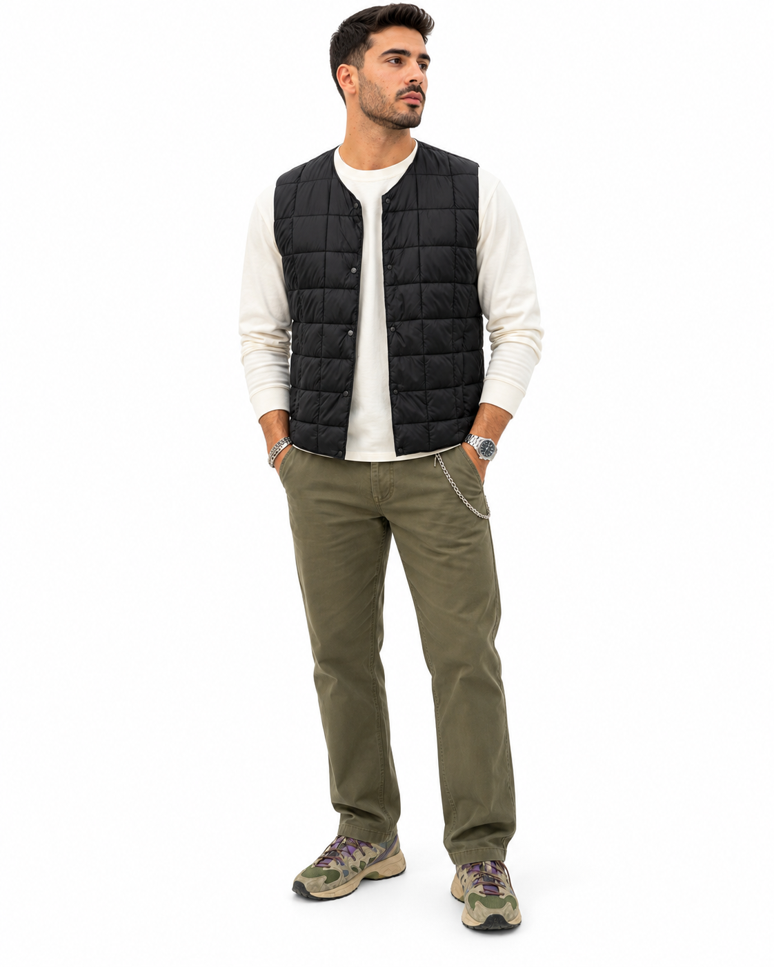 Gilet Imperial trapuntato nero