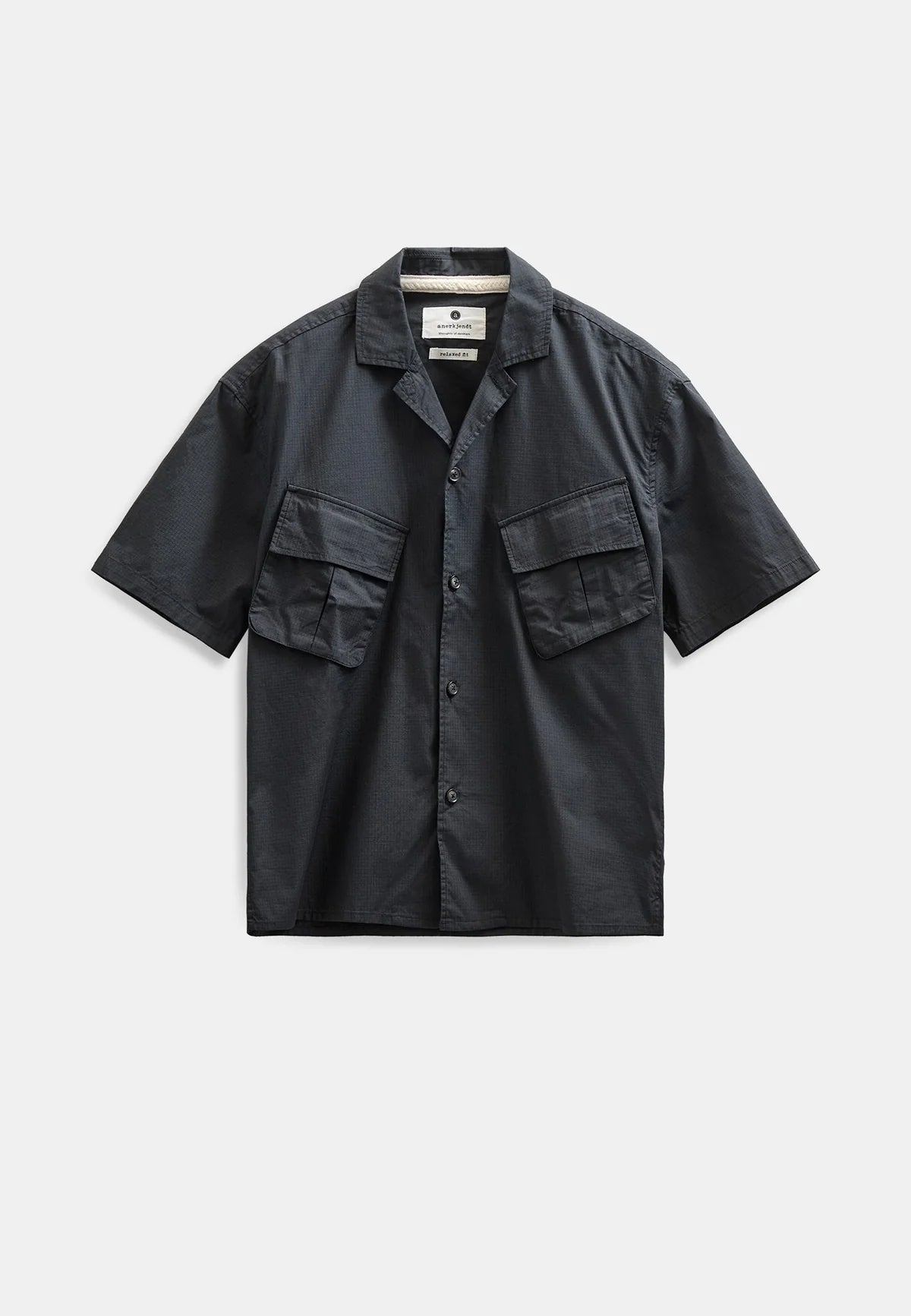 AKOTTO 2 POCKETS S/S SHIRT - Blackberry Wine