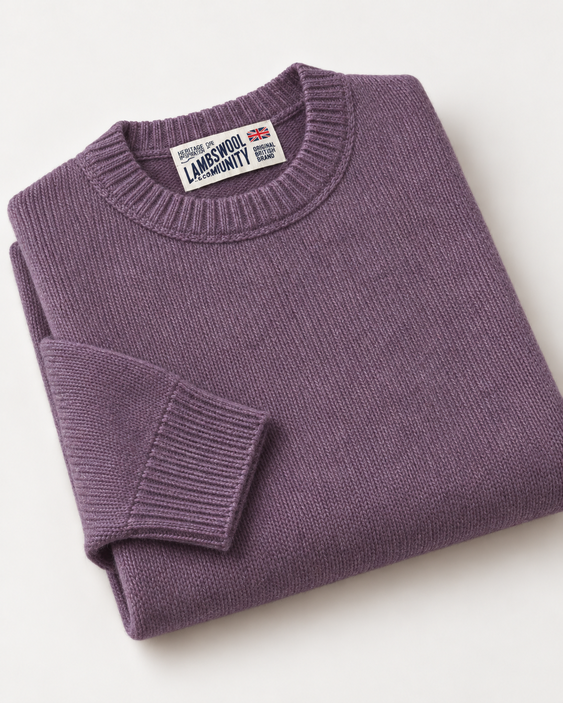 Pullover impure lambswool viola