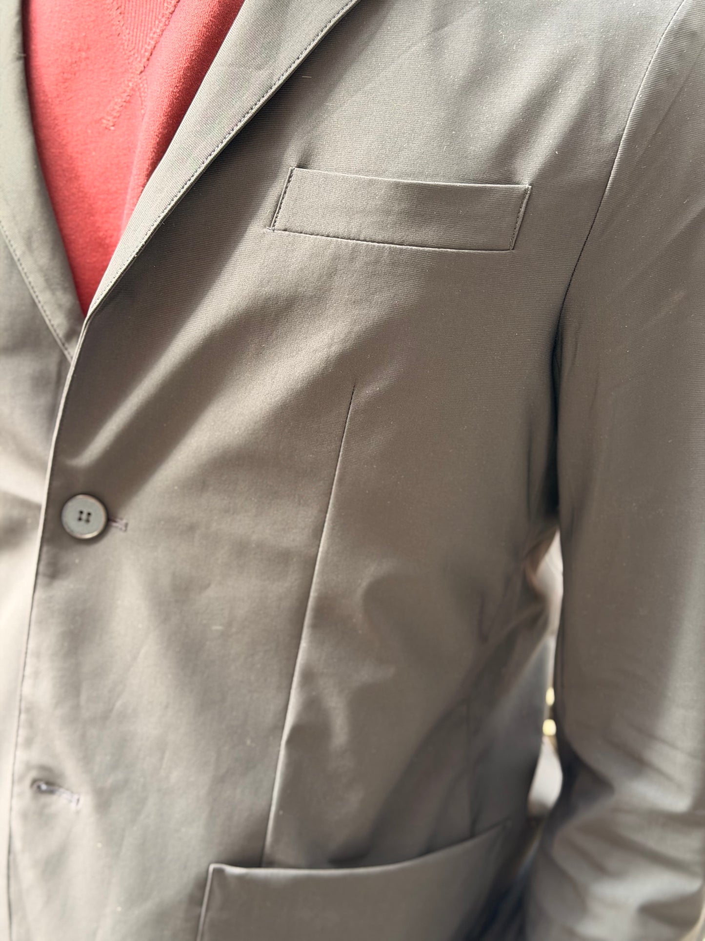 Giacca No Iron Traspirante Sfoderata Blue Navy SNG Archive