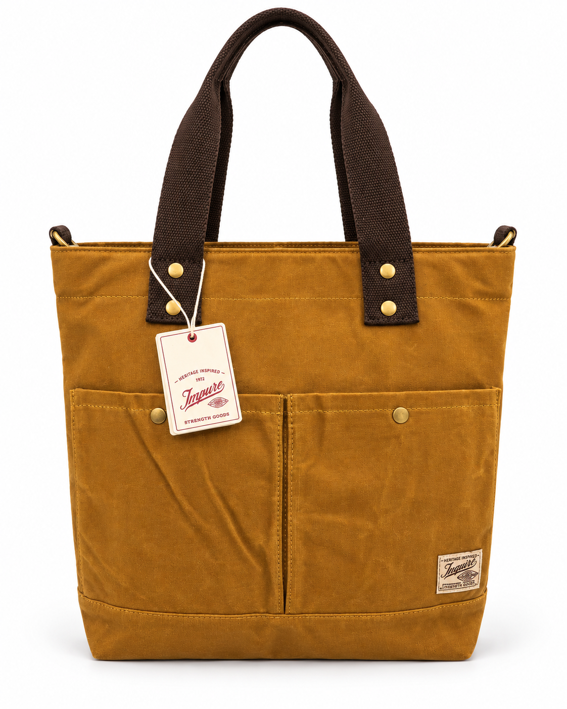 Borsa Impure wax bag ocra