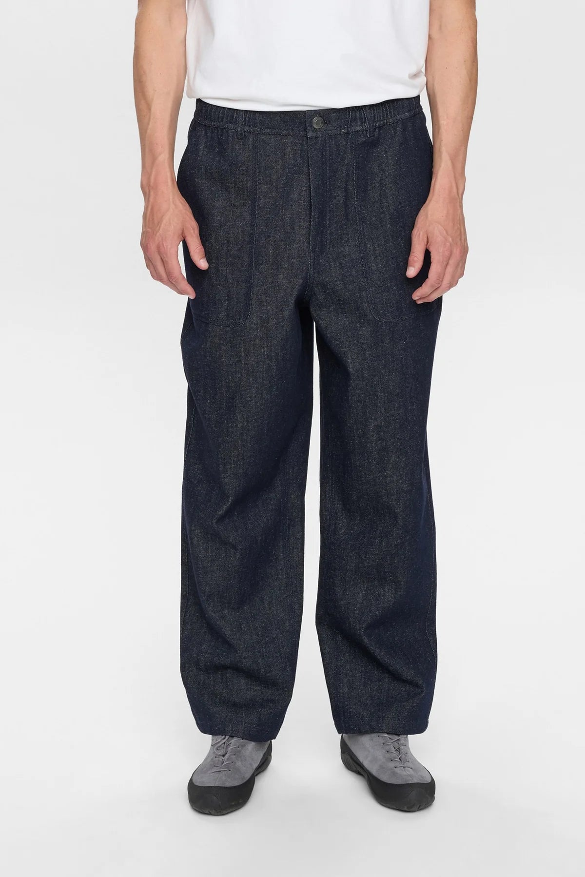 Pantaloni Anerkjendt tela Japan blue