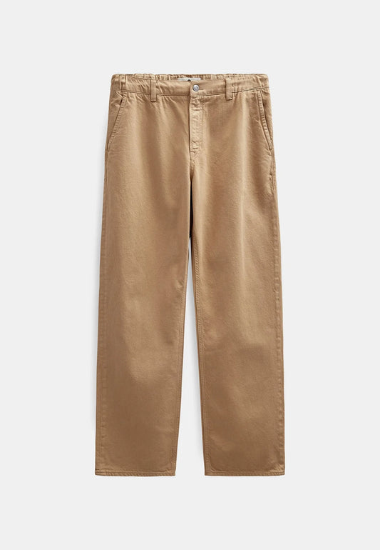 Pantaloni Anerkjendt twill denim camel