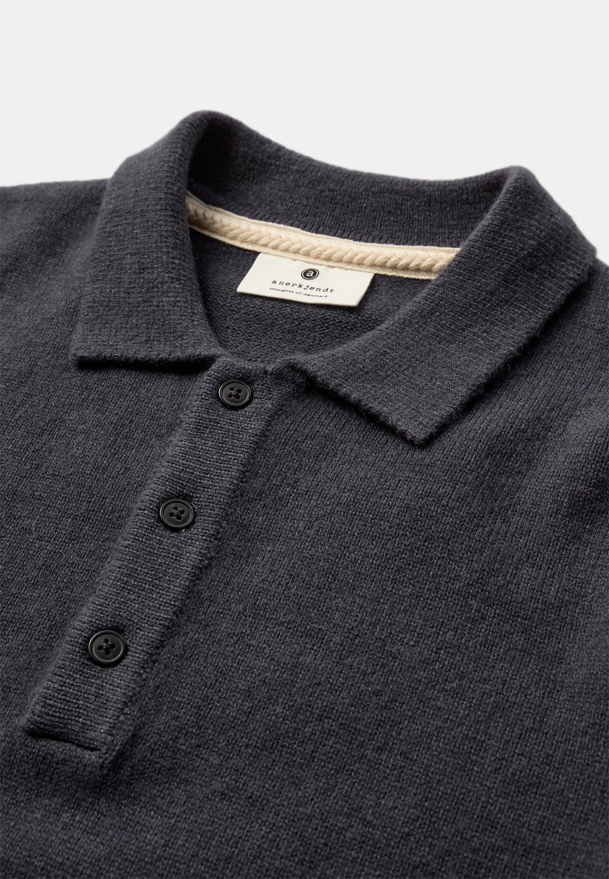 Maglia Anerkjendt polo lana merino 100%