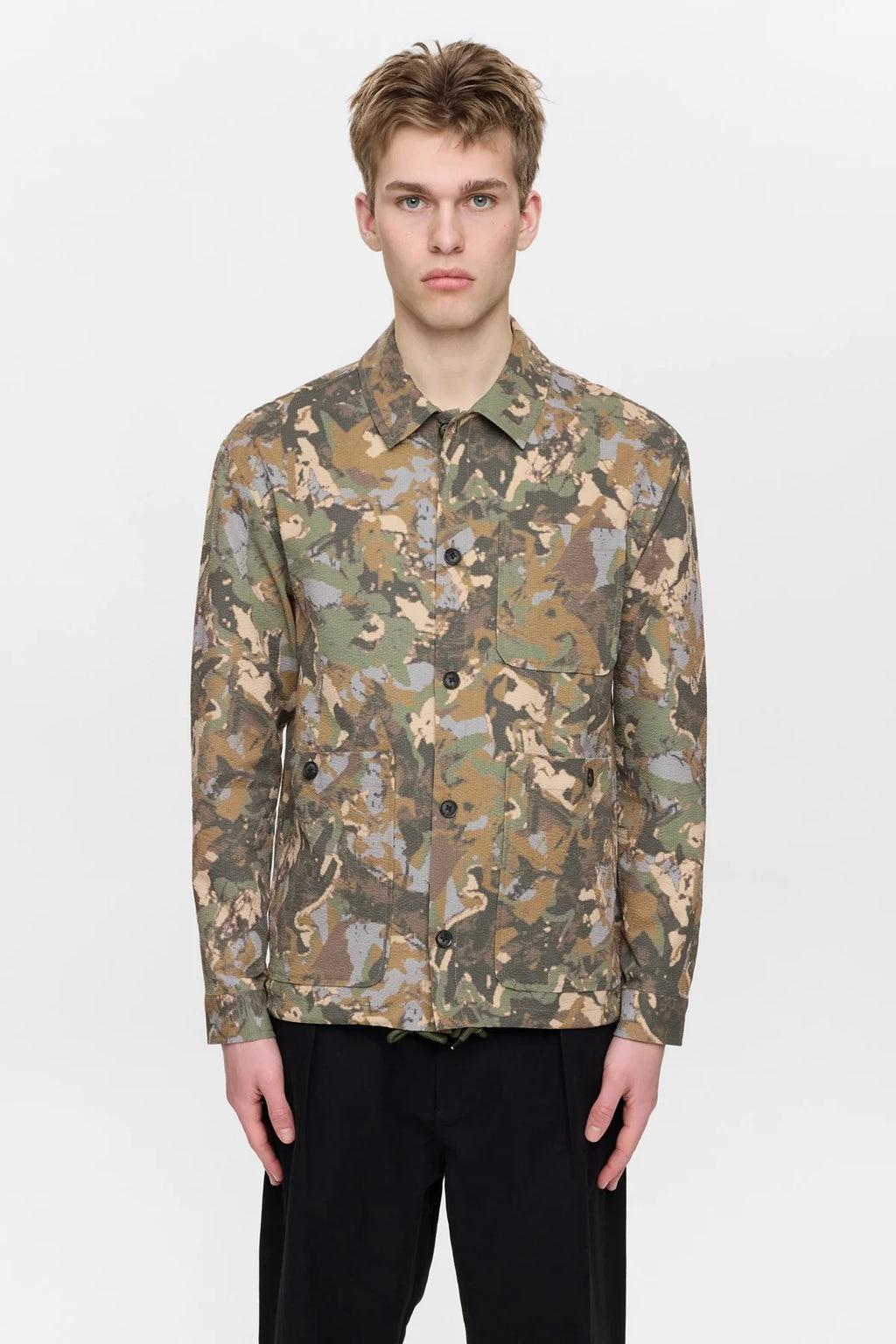 AKODIN CAMO TEC OVERSHIRT - FOREST NIGHT