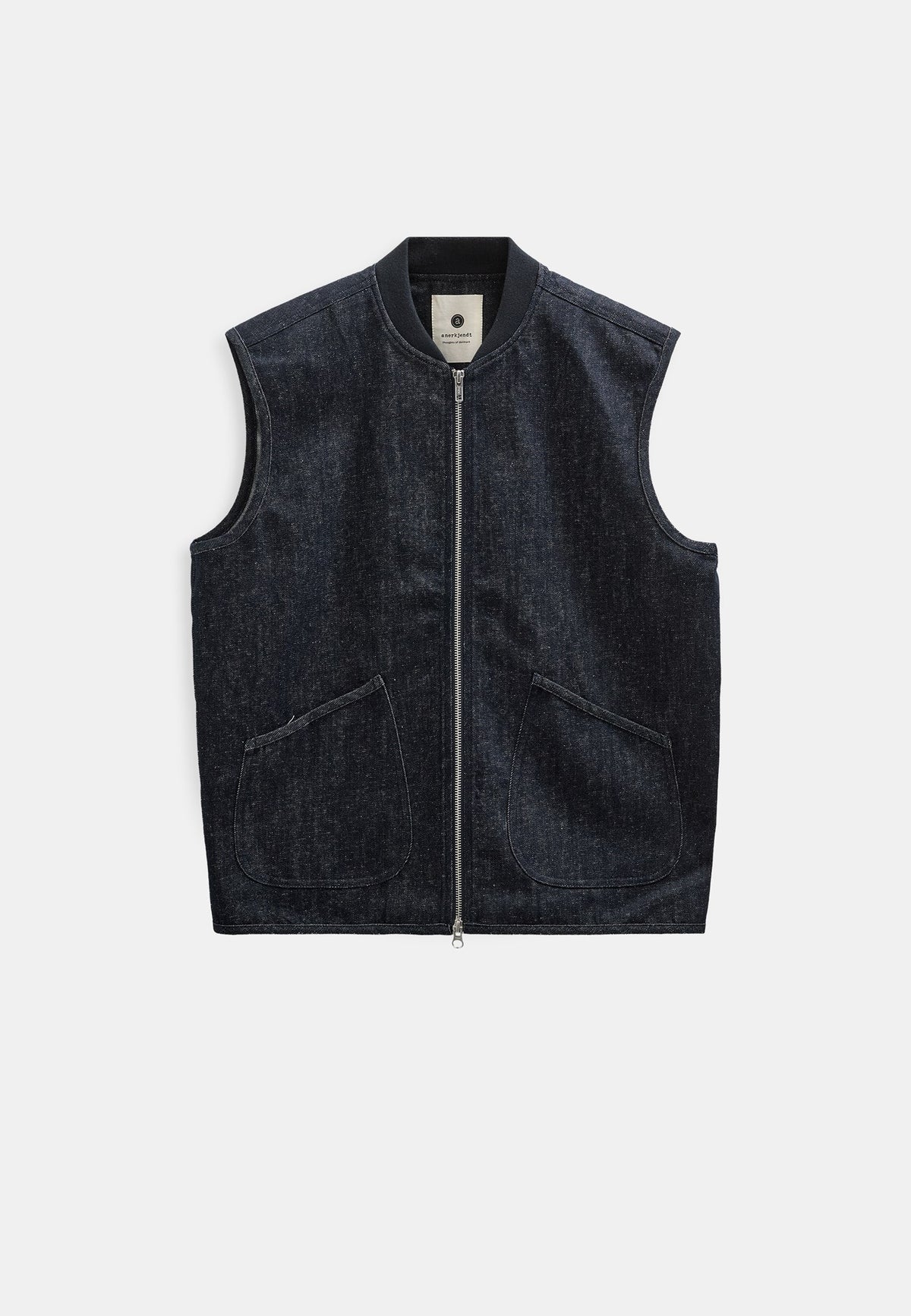 Gilet Anerkjendt denim blue