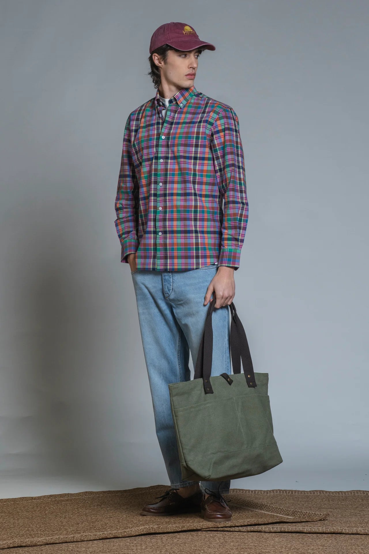 Camicia Check Lavanda IMPURE