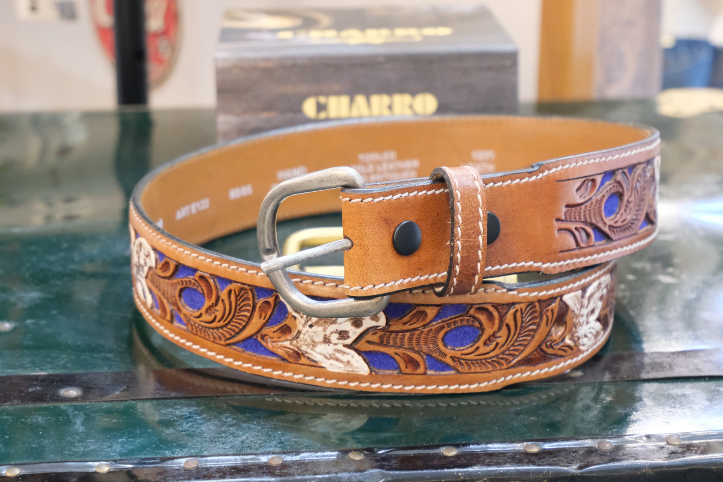 Cintura El Charro Heritage – Blue Royal e Burro