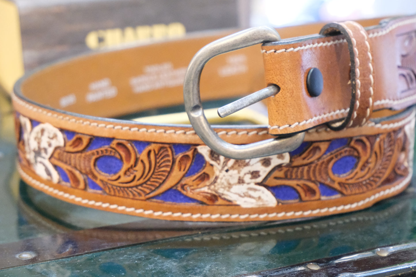 Cintura El Charro Heritage – Blue Royal e Burro