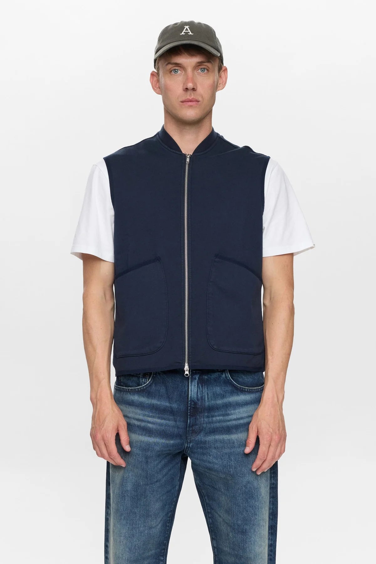 Gilet Anerkjendt felpa garzata blue