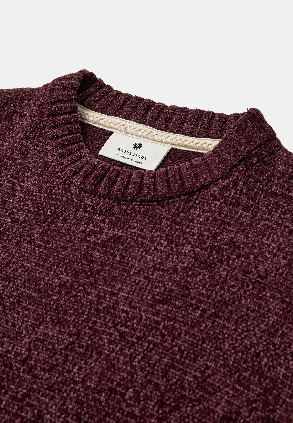 Maglia ciniglia Anerkjendt bordeaux