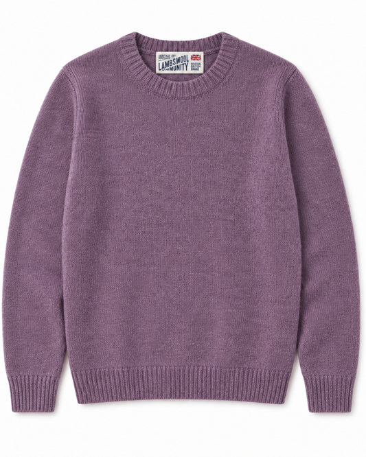 Pullover impure lambswool viola