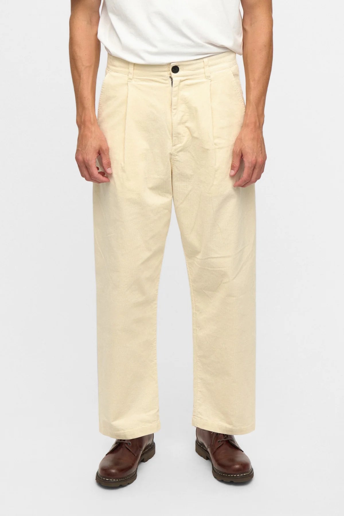 Pantaloni Anerkjendt tofu costa in velluto