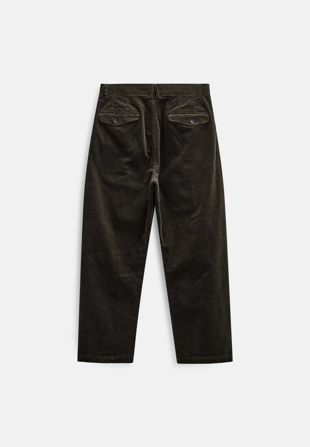 Pantaloni Anerkjendt in velluto verde foresta