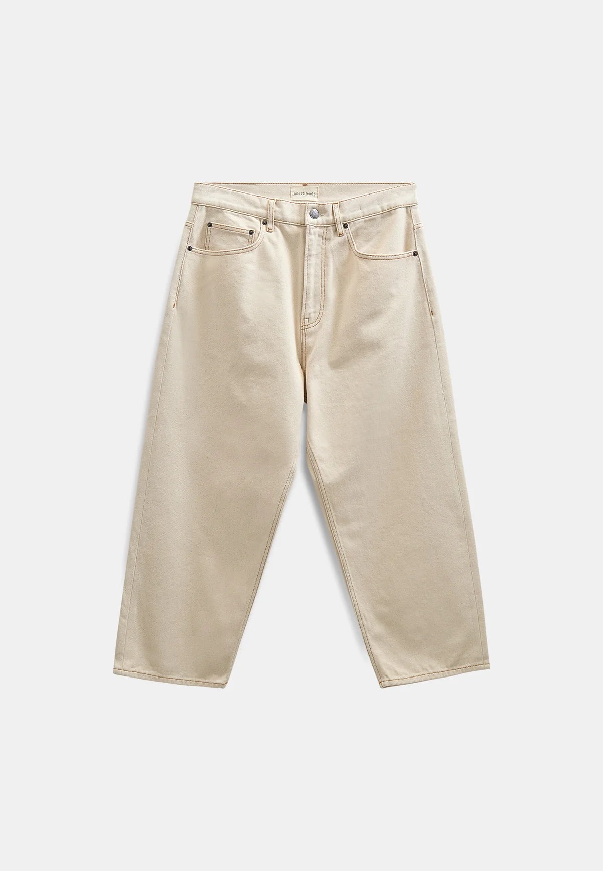 Jeans Ecru Crop Anerkjendt