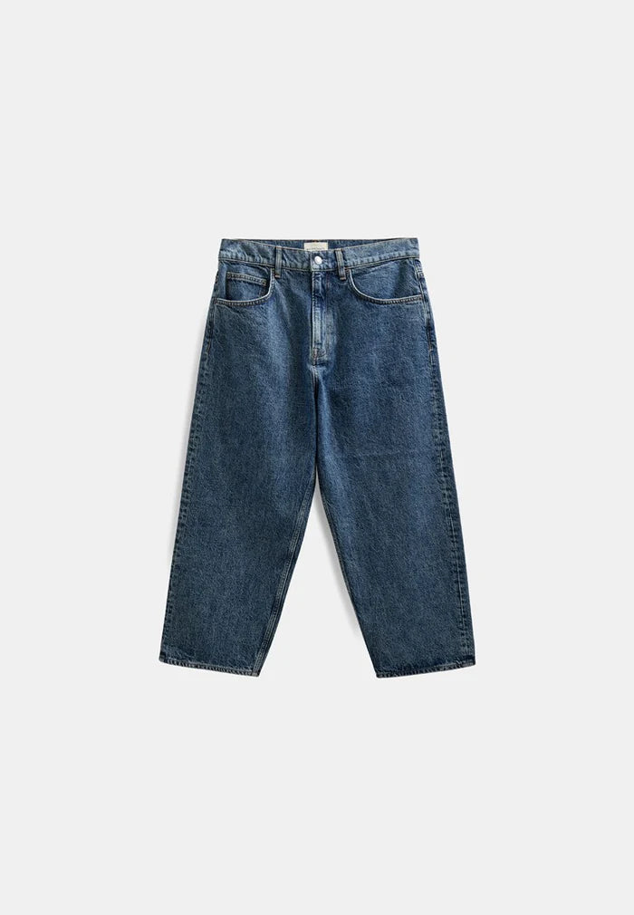 Jeans Crop Anerkjendt Denim Blu