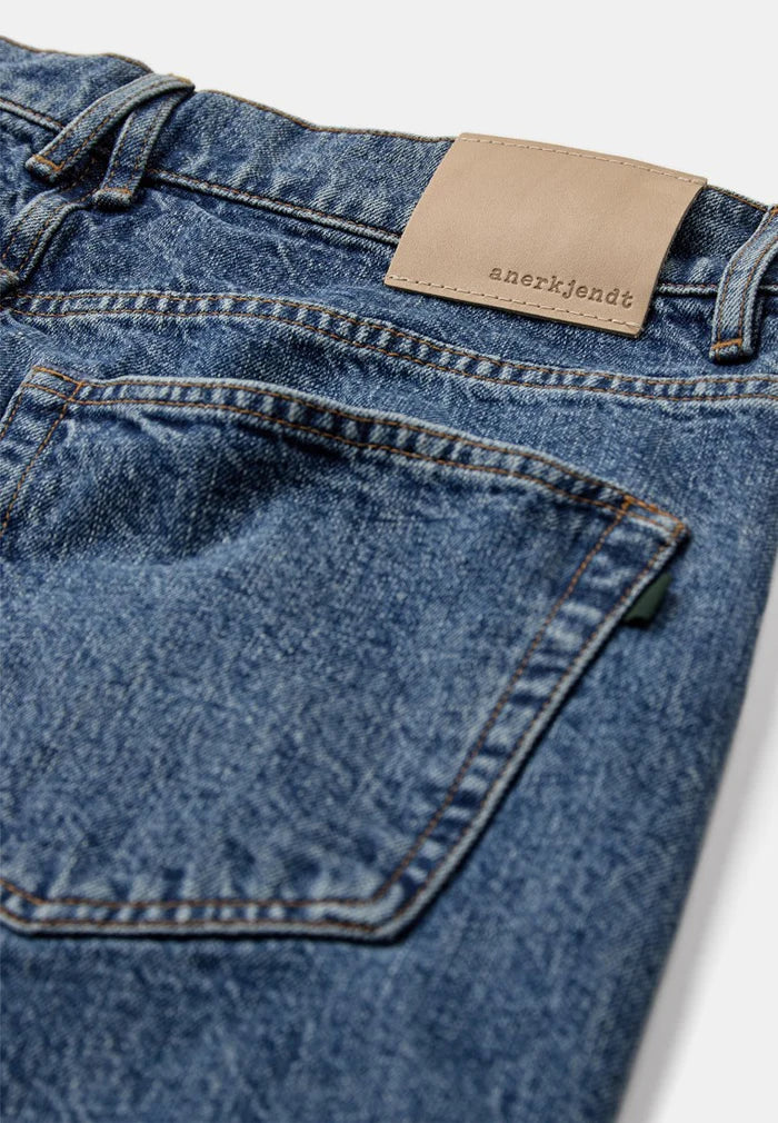 Jeans Crop Anerkjendt Denim Blu