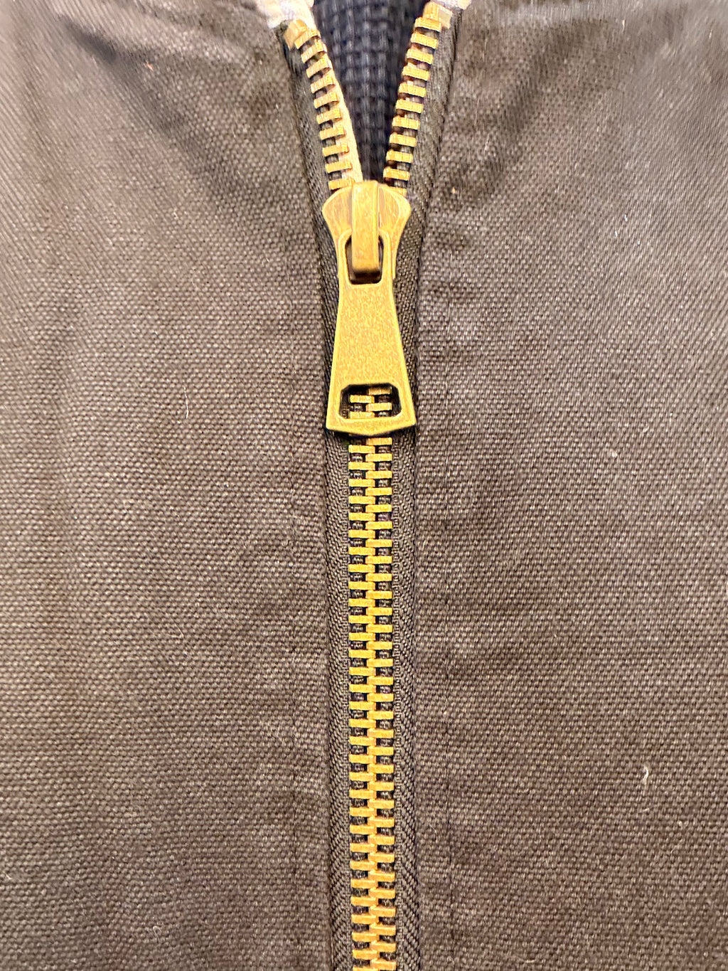 Gilet Canvas con Interno Trapuntato e Doppio Cursore