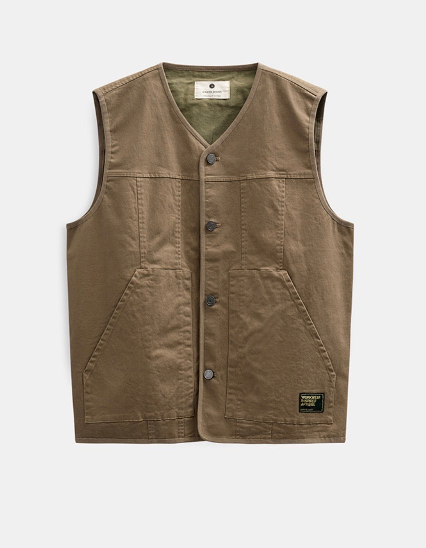 Gilet Anerkjendt Akrasmus Twill