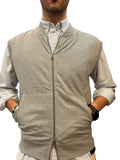 Gilet Felpa Garzata con Doppio Cursore SNG Archive Grigio