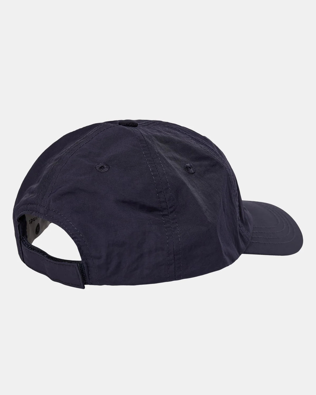 Cappello in Tela Blu Anerkjendt con Scritta