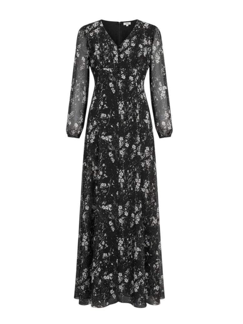 Vestito Fantasia Nera e Bianca con Laccio in Vita My-D