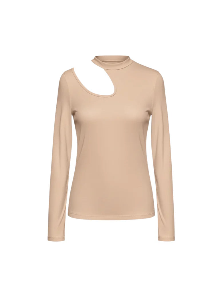 Maglia Cut Out Collo in Viscosa My-D