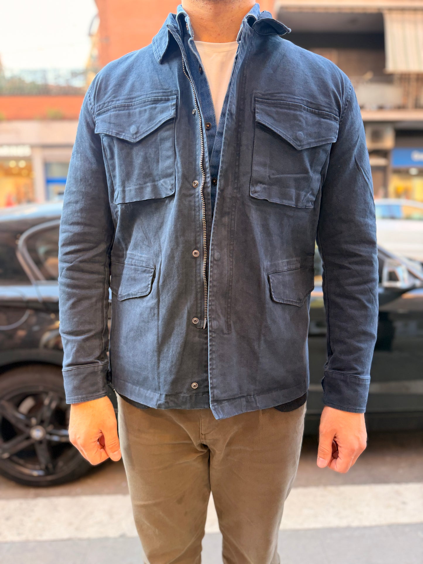 Jungle Jacket Blu Navy SNG Archive
