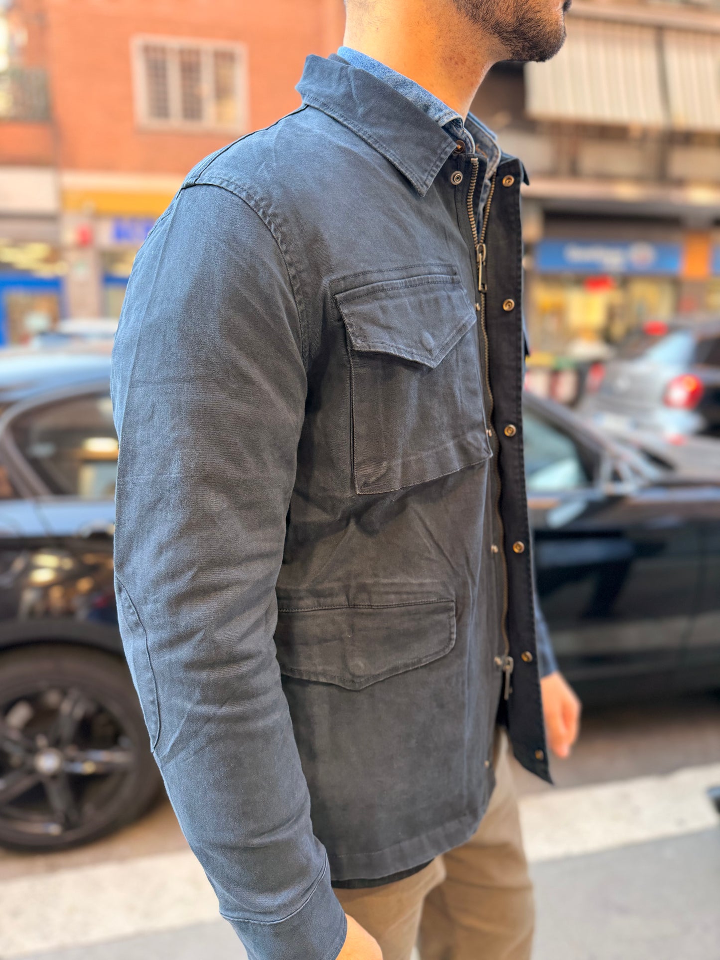 Jungle Jacket Blu Navy SNG Archive