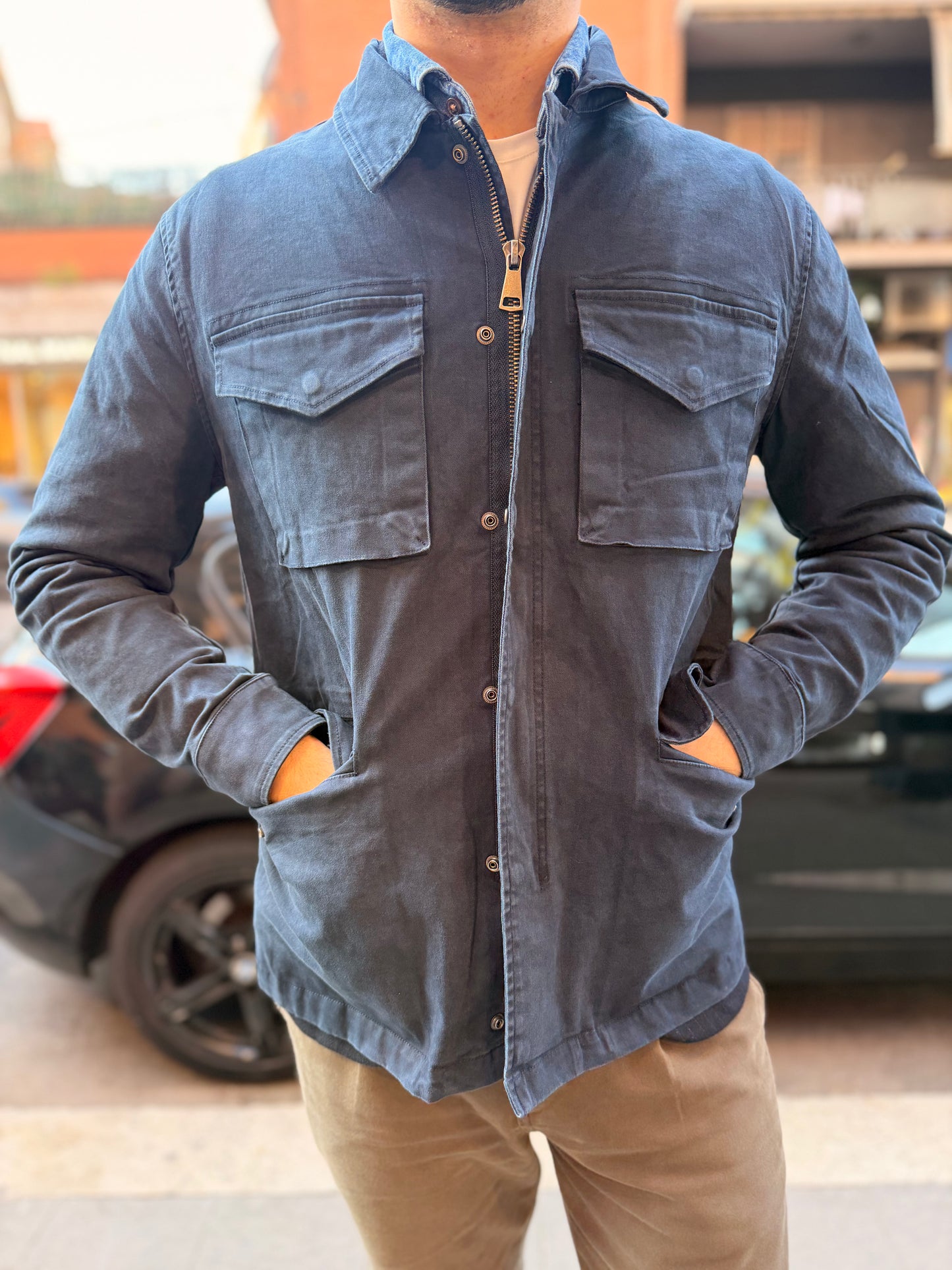 Jungle Jacket Blu Navy SNG Archive