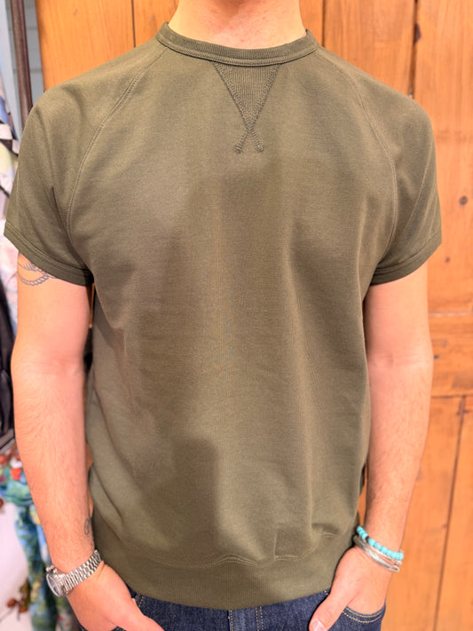 Felpa Garzata Military Green SNG Archive