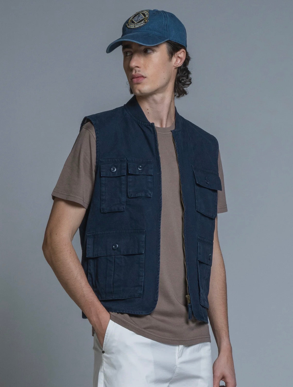 Gilet Impure Twill Zip Stretch
