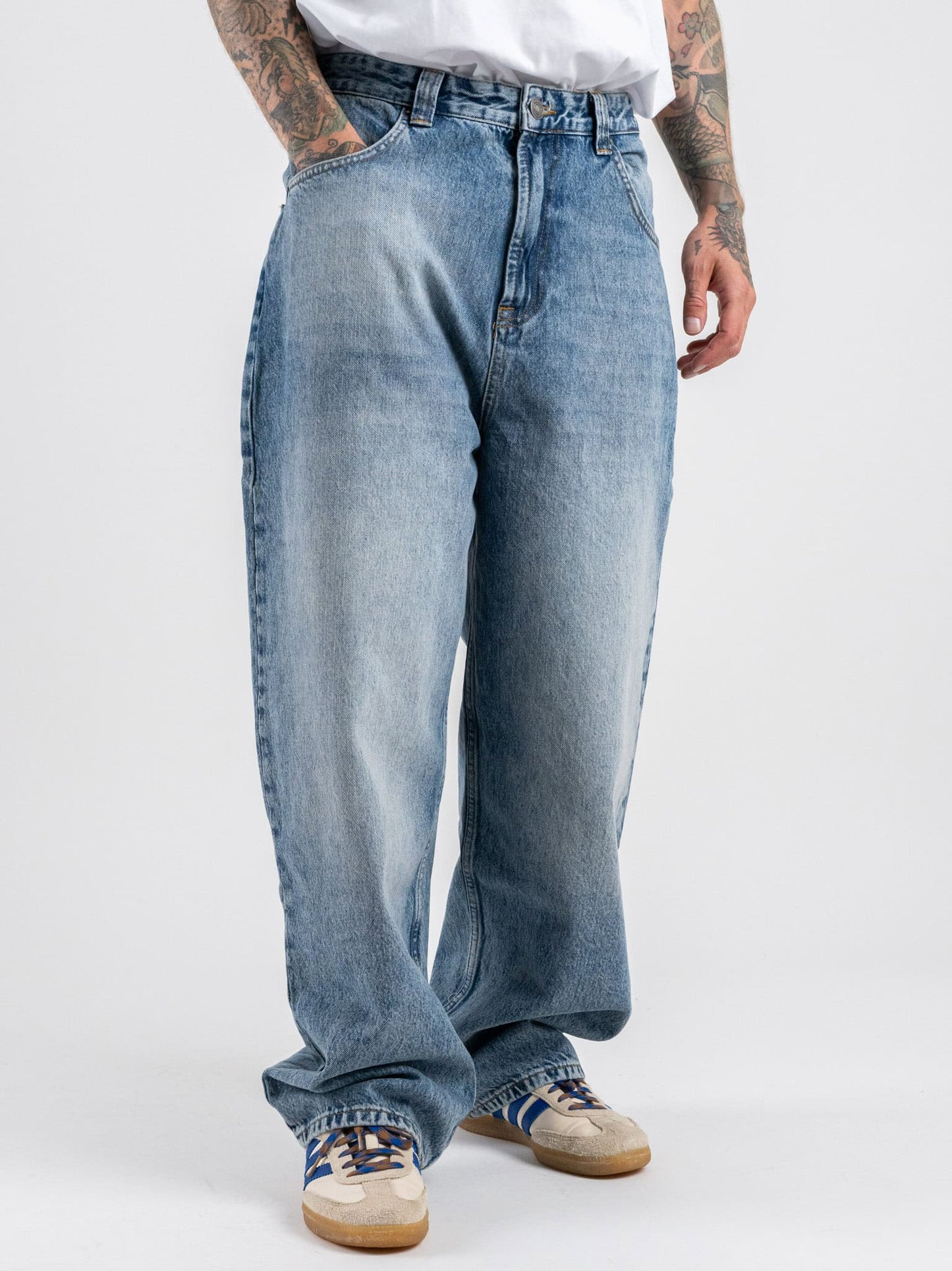 Jeans Baggy Imperial Lavaggio Medio