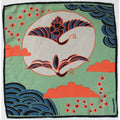 Foulard in Seta Le Belles Vagabondes - Mini Agami Corail 50x50 cm