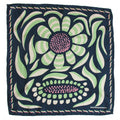 Foulard in Seta Le Belles Vagabondes - Mini Forget-Me-Not Marine Navy 50x50 cm