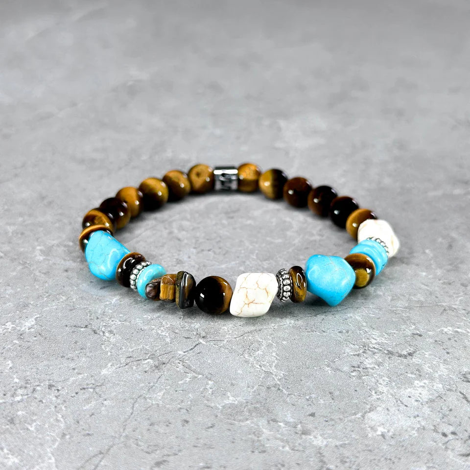 Bracciale Kohrock Elastico Occhio di Tigre 8mm