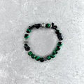 Bracciale Kohrock Elastico Occhio di Tigre Verde 8mm