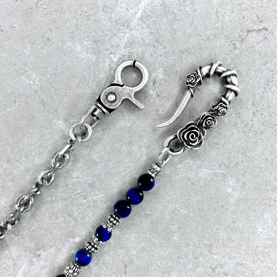 Catena jeans Occhio di Tigre Blu 8mm