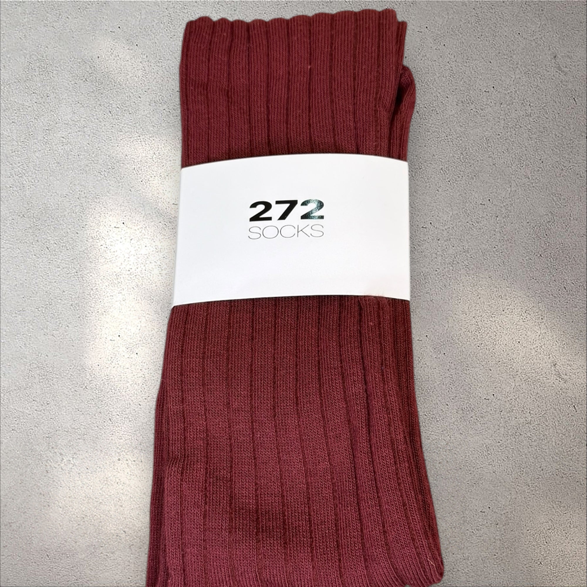 Calze Tinta Unita Bordeaux - Laboratorio Pugliese