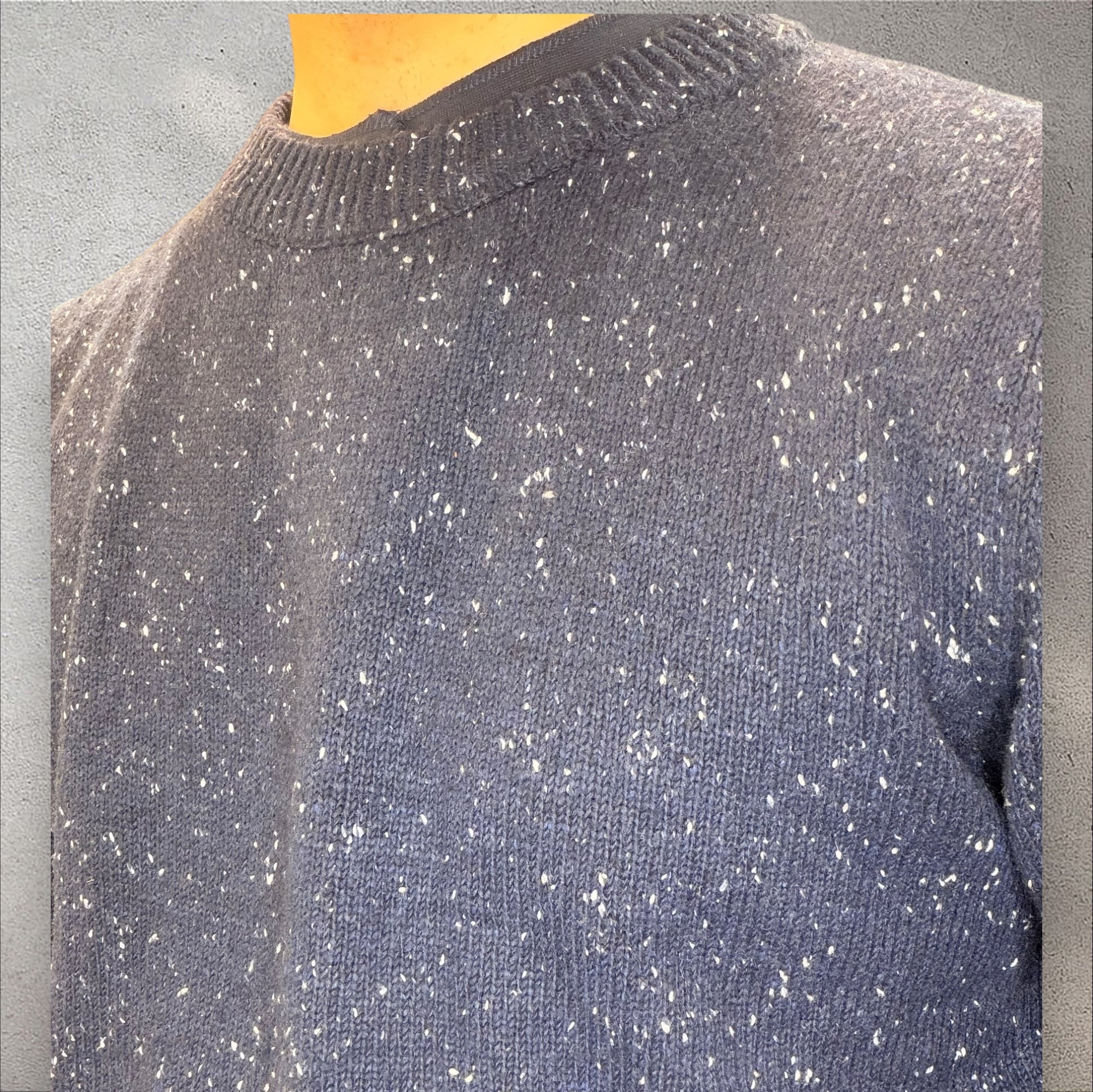 Maglione in Punto Fiammato Regular Fit