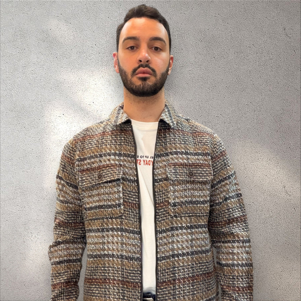 Over Jacket Pied de Poule