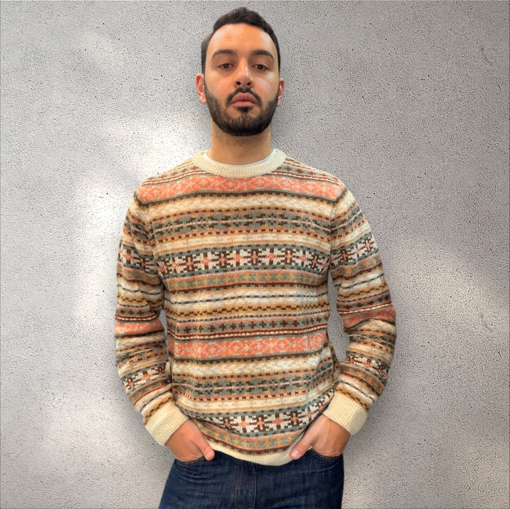 Maglia lana fantasia