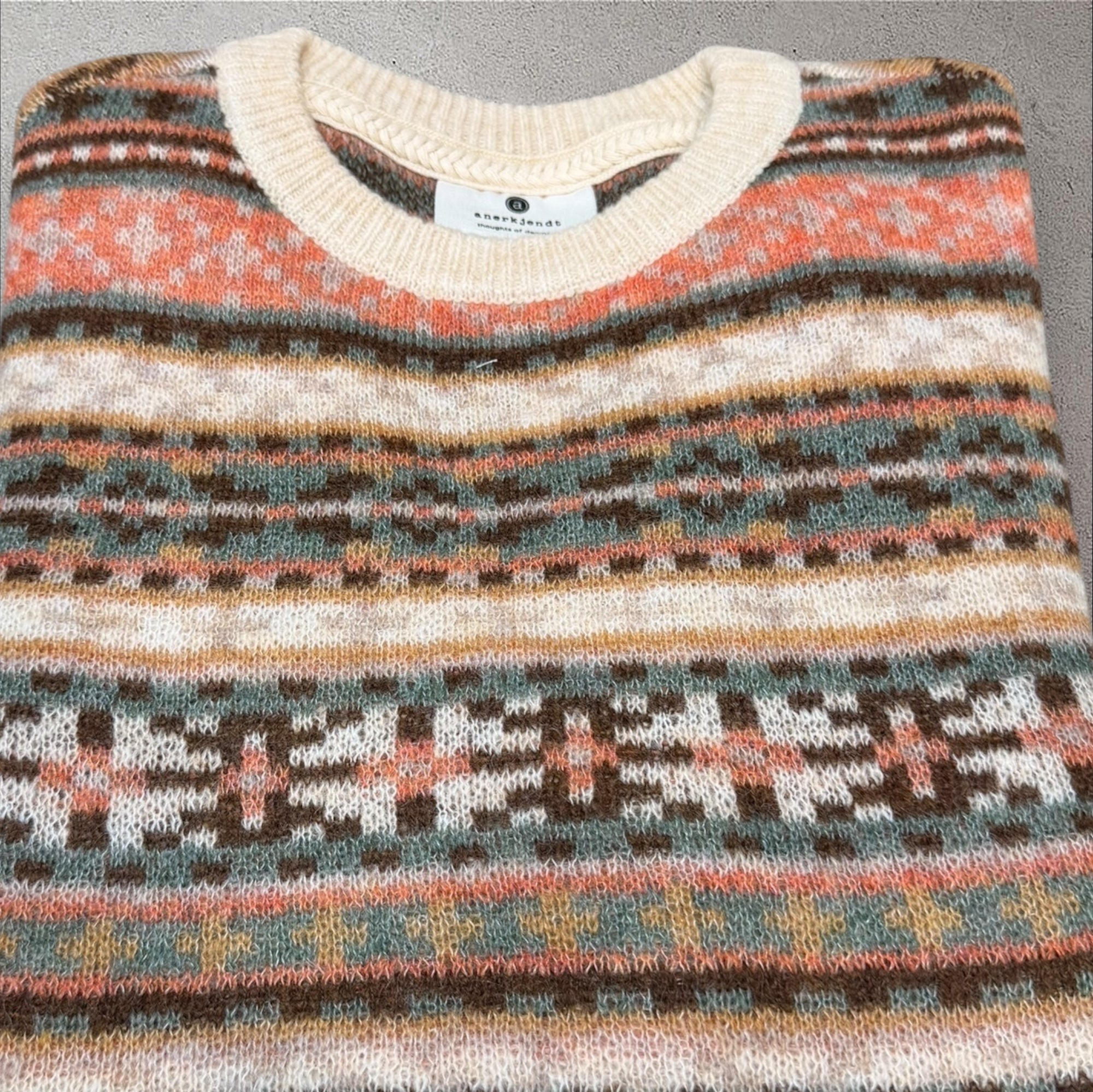 Maglia lana fantasia