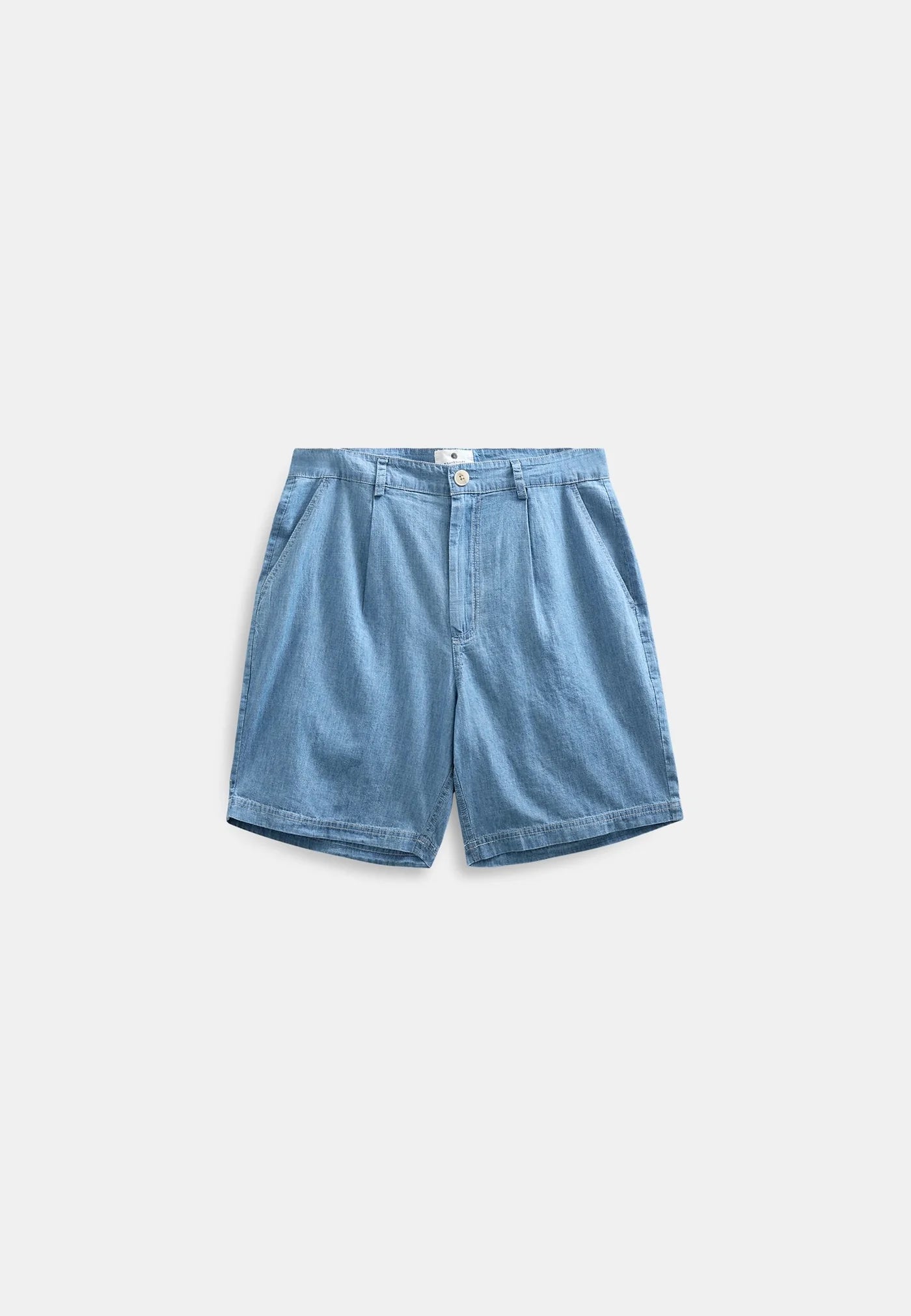 Anerkjendt AKJAN CHAMBRAY SHORTS - Light Blue Denim