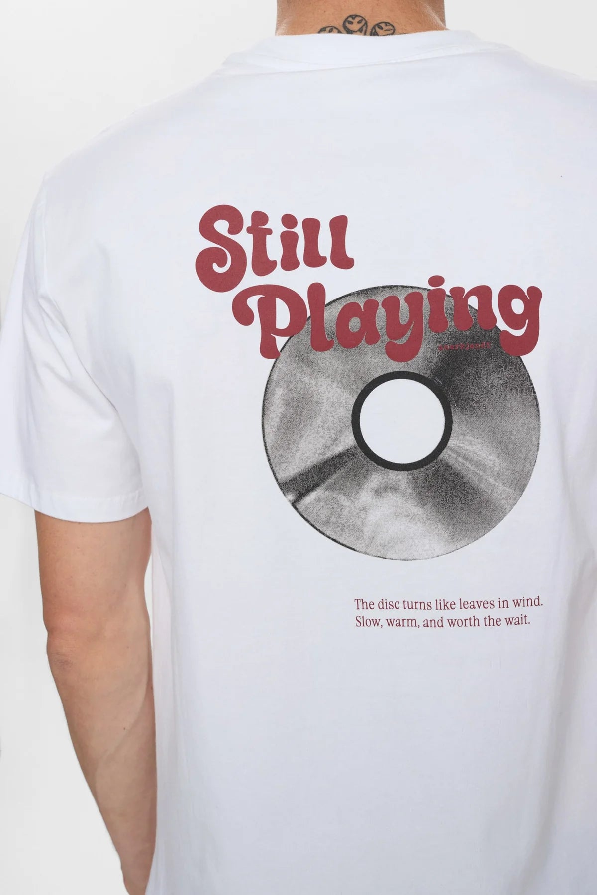 Anerkjendt STILL PLAYING T-SHIRT - Bianco